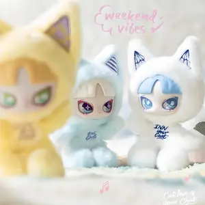 INN’S CAT INN YOUR CHAT Series Plush Doll Blind Box – 13cm Poseable Arms, Legs & Tail, Unique Eye Expressions, Soft Plush, Cute & Healing Collectible Toy, Great Gift for Kids & Cat Lovers