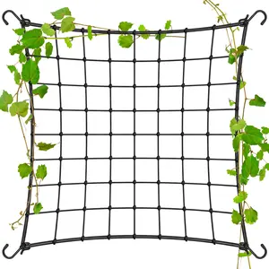 VIVOSUN Elastic Trellis Netting with 4 Hooks for Climbing Plants, Vegetables, Fruits, and Flowers, 1-Pack