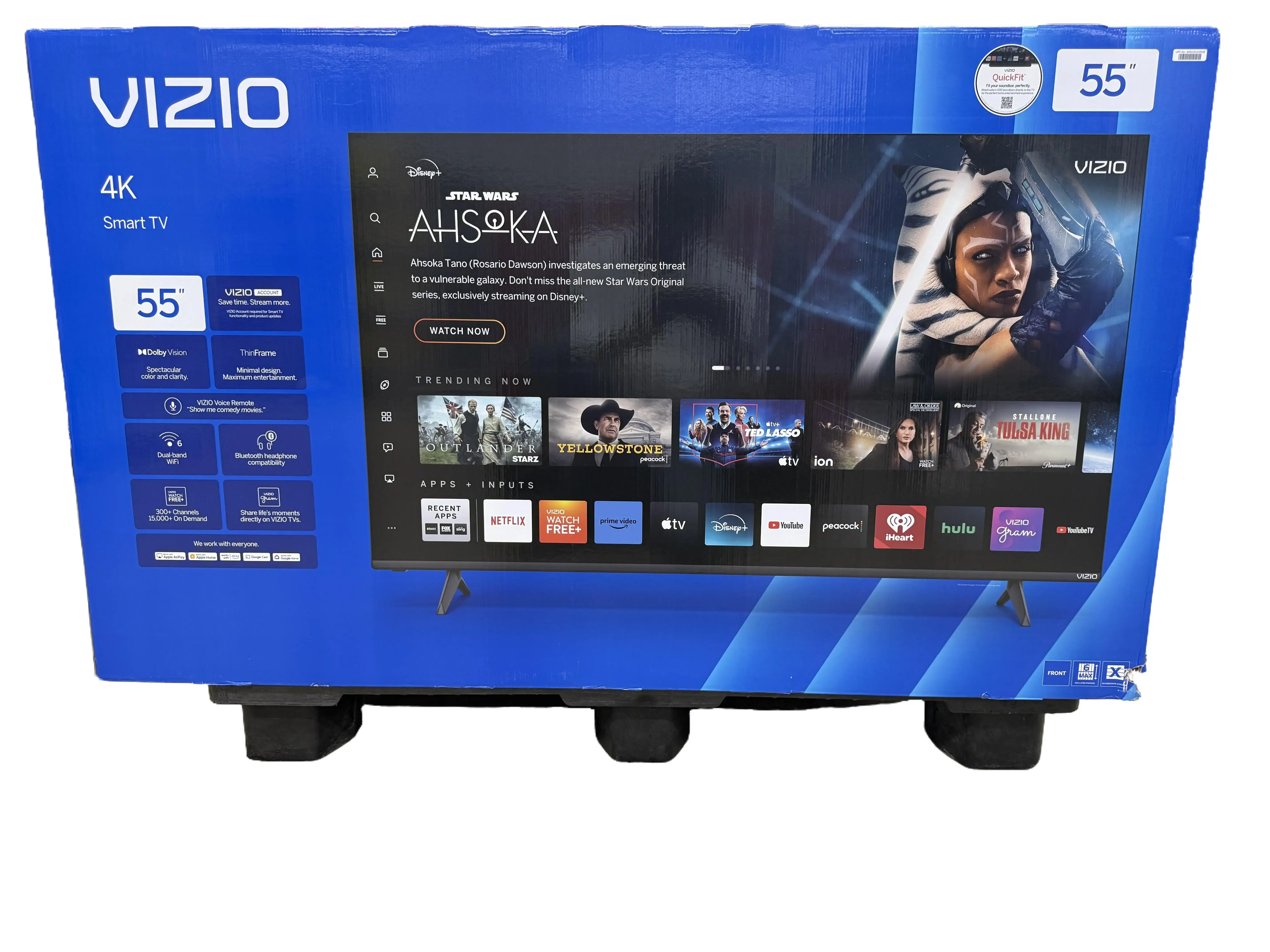 VIZIO 55” Class 4K UHD LED HDR Smart TV (V4K55M-08) VIZIO 55” Class 4K UHD LED HDR Smart TV (V4K55M-08)