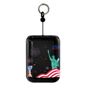 2026 Compact 22.5W High-Speed Mobile Charging Power Bank - 5000mAh, Included Cables, LED Power Indicator, Cool Lighting Effects, Compatible with iPhone Samsung Pixel Moto, Travel Essential Gift
