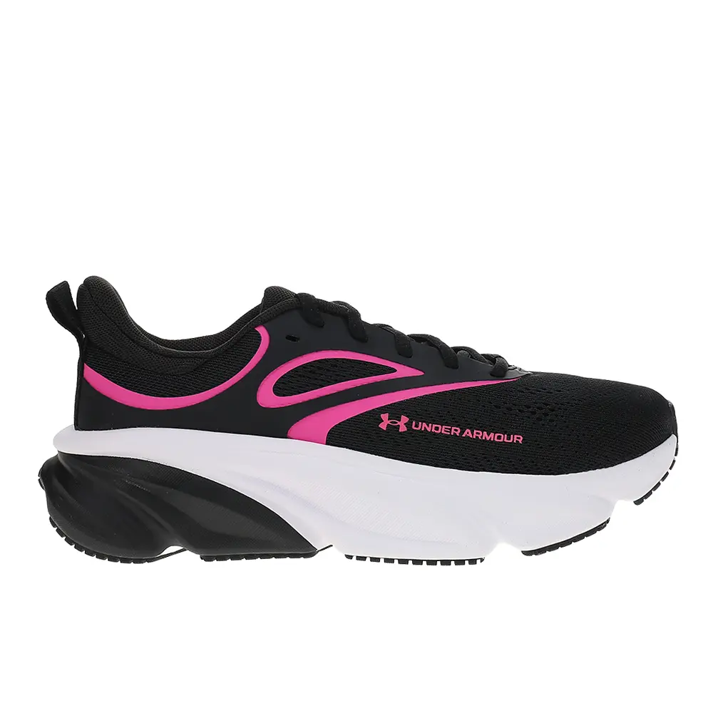 Under Armour Womens Rouge 6 Running Sneakers Shoes - Black