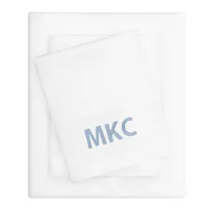 Soft White Flannel Fitted Sheet