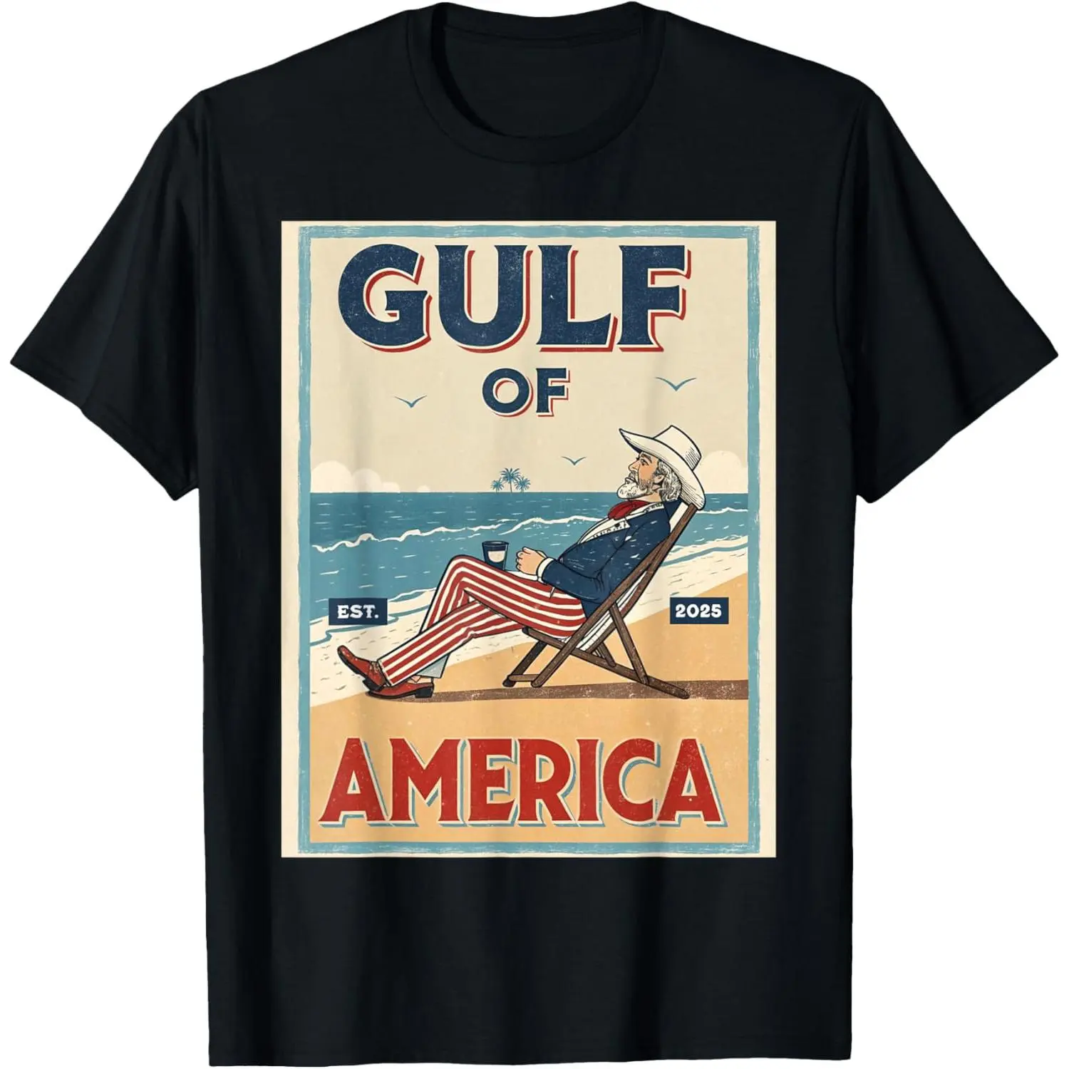Gulf Of USA America Est Unisex T-Shirt, Ladies T-Shirt, Sweatshirt, Hoodie (S-3XL)