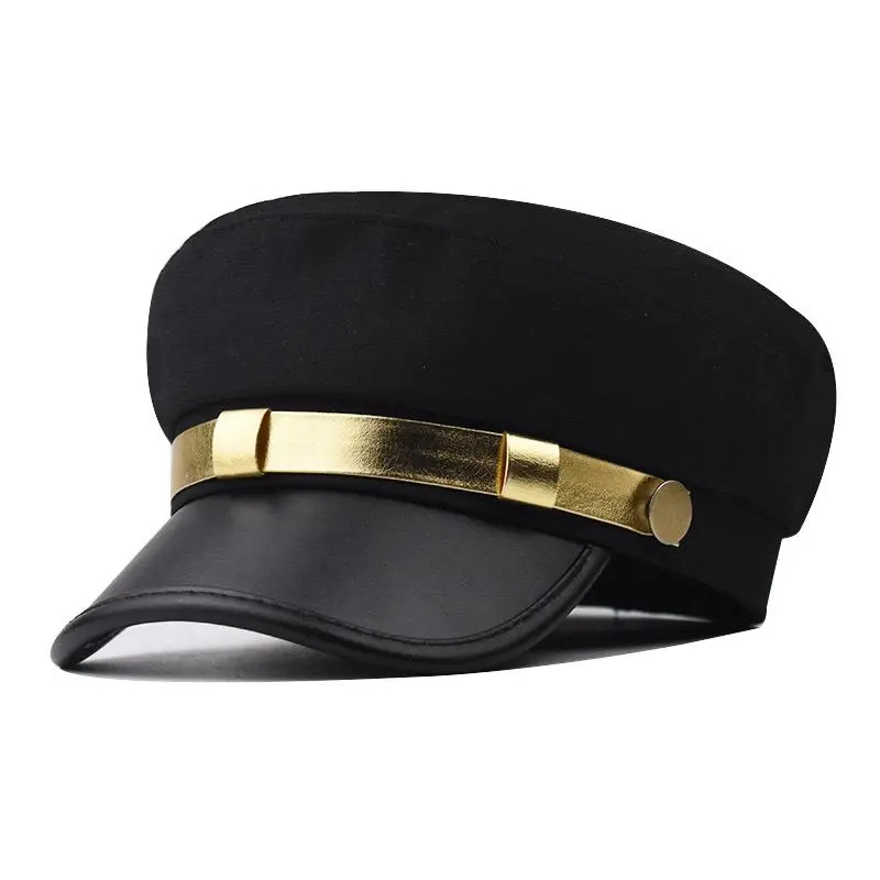 Chauffeur Hat for Men Women, Classic Vintage Captain Hat Newsboy Cap Costume Hats