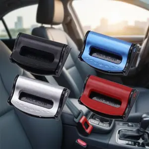 Universal Car Seat Belt adjuster clip, Car Seat Attachment - Anti-Slip Locking Extension for safe & Comfortable driving, prevents Chafing, easy to install, Fits Most vehicles.
