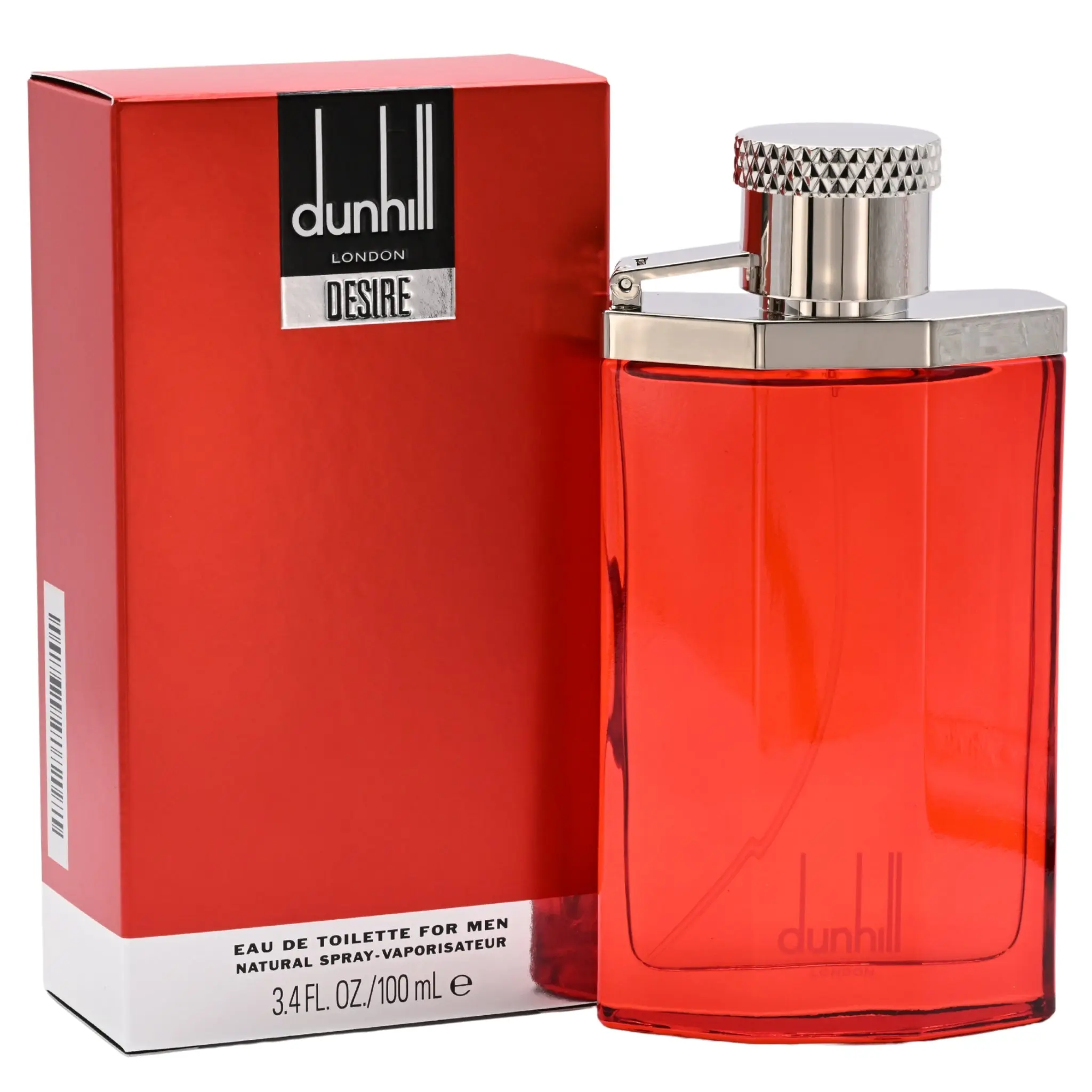 Dunhill Desire Red Men's Eau de Toilette - 3.4 fl oz Luxurious Scent with Aromatic Citrusy, Floral Woody Notes of Bergamot Lime, Elegant Fragrance, Aromatic Citrusy Fragrance