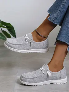 Women's Comfortable Flat Shoes, Casual Fashion Sneakers for Daily Wear & Outdoor Activities, Versatile Style for Women
