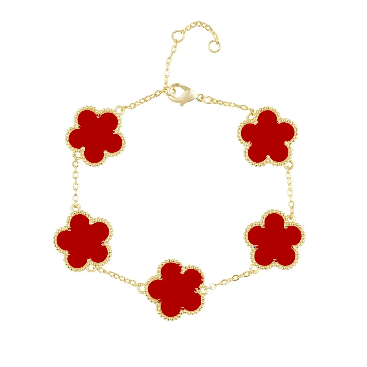 Amber Red Lush Charmz Bracelet