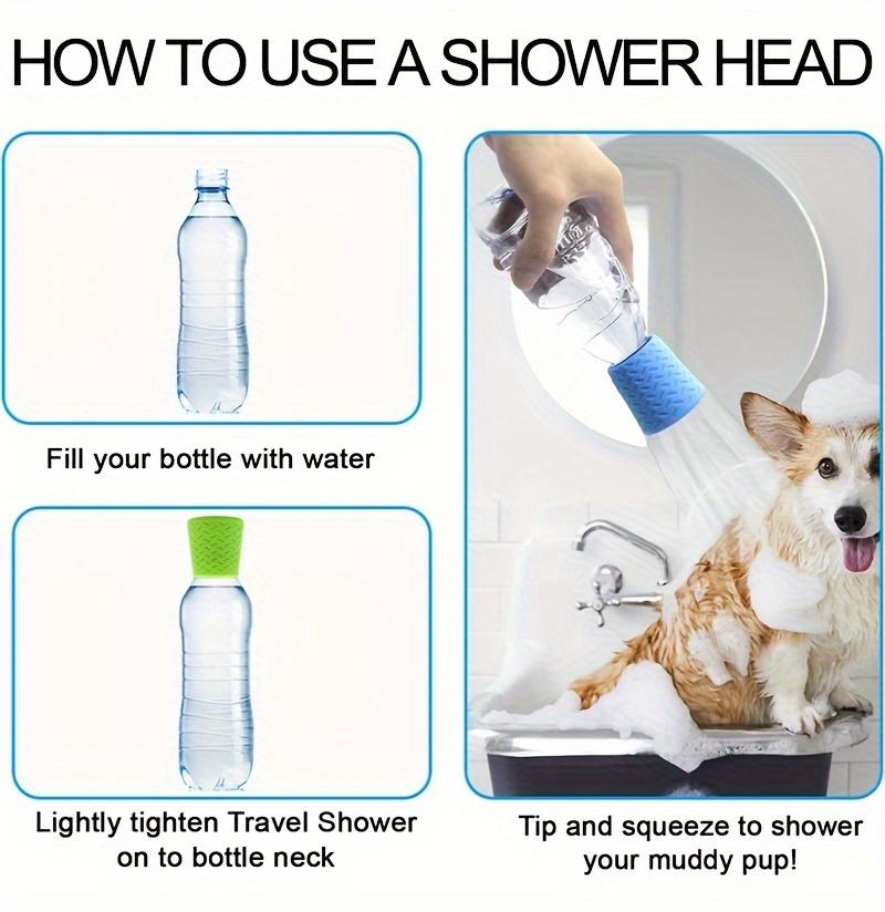 Innovative Silicone Pet Shower Head, Portable Pet Cleaning Shower Nozzle, Multifunctional Dog Bathing And Outdoor Drinking Accessory, Silicone Shower Head, Dog Shower Spray Head, Silicone Pet Shower Head, Outdoor Pet Cleaning Supplies