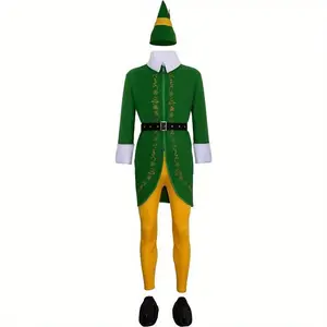 Elf Costume Men Halloween Christmas Cosplay Full Set Costumeswomen's clothing