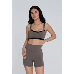 Layered Bra - Walnut