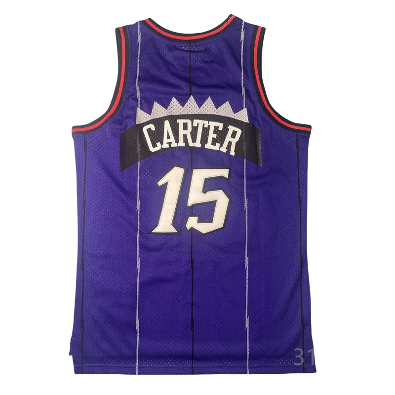 Vince Carter stitched Basketball Jersey Men's Sleeveless Purple