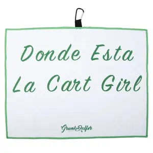 Donde Esta La Cart Girl Towel