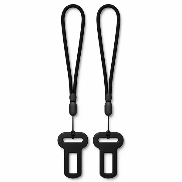 2-Piece Hanging Charm Set with Adjustable Lanyard, Durable PETG Plastic Pendant, Lightweight Decorative Hanging Accessory for Bags, Home & Everyday Use