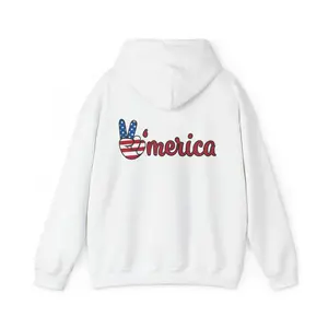 Peaceful Vibes Hoodie, Unisex Heavy Blend™ Hooded Sweatshirt for Trendy Style, Perfect for USA Holidays, Casual Wear, Gift Idea, Cozy target wicked