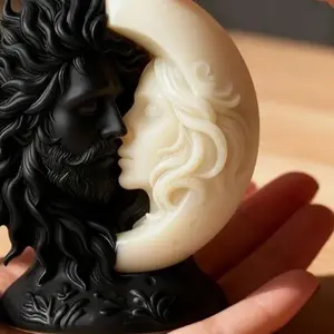 Opposites Attract Manifestation Candle (COLORS MAY VARY) for Harmonious Atmosphere Ideal for Couples & Individuals Seeking a Fresh Start Enhances Relationships Decoration Ornaments Gift Decor Box Set