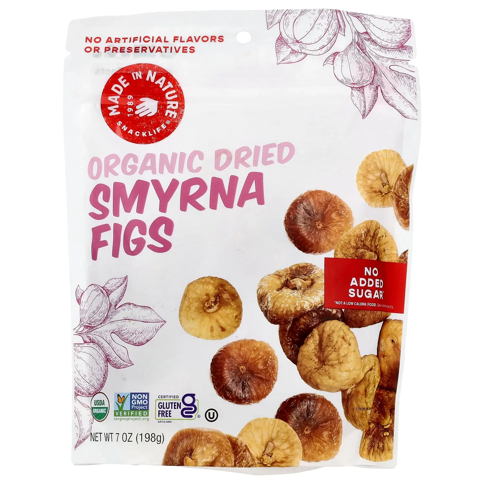 Made in Nature Organic Dried Smyrna Figs, 7 oz (198 g) Made in Nature Organic Dried Smyrna Figs, 7 oz (198 g)