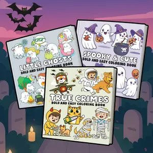 HALLOWEEN FUN BOLD & EASY COLORING BOOKS