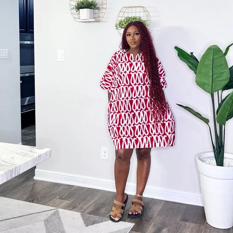 loose fitting ankara dresses My Surprise Loose Fitting Dress – Ray Darten main image 1