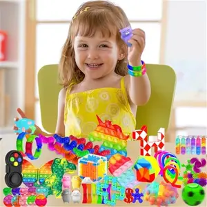 Fidget Toys, 120 Pack Party Favors for Kids 8-12 4-8, Sensory Toy for Autism Autistic Anxiety Children Boys Girls, Classroom Treasure Box Prizes Pinata Stocking Stuffers Gifts Carnival ADHD