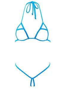 Micro String Bikini Extreme Sexy Bikinis Sets for Women Tiny String Bottom Mini Microkini Tanning Swimsuits Womens Halter Tannning Buiquini Swimsuit