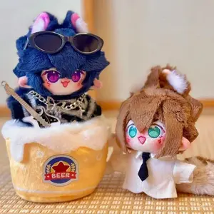 Stuffed Anime 10cm Aotu World Ray Anmicius Starfish Body Cotton Doll Backpack Pendant Keychain Ornament or Kids Birthday Gift