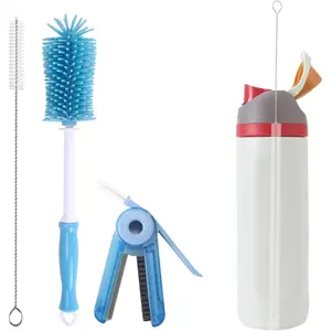 3 Pack Water Bottle Cleaner Kit for  24oz/32oz/40oz, Brush and Straw Cleaner, Straw Cleaner Compatible with  Water Bottle, Accessories