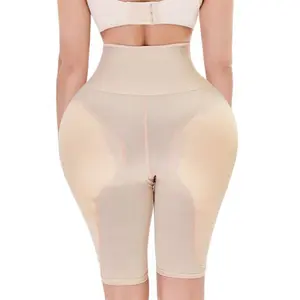 Women Butt Lifter Panties High Waisted Seamless Hip Enhancer Shorts with Removal Pad Push Up Body Shaper Booty Lifting Shapewear Butt Padding Panty