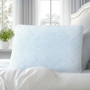 Shredded Memory  Cooling Soft  Viscose Pillow  Size, Adjustable  Hotel Quality Pillow for ,  and Side Sleeper, Oeko-TEX Certified