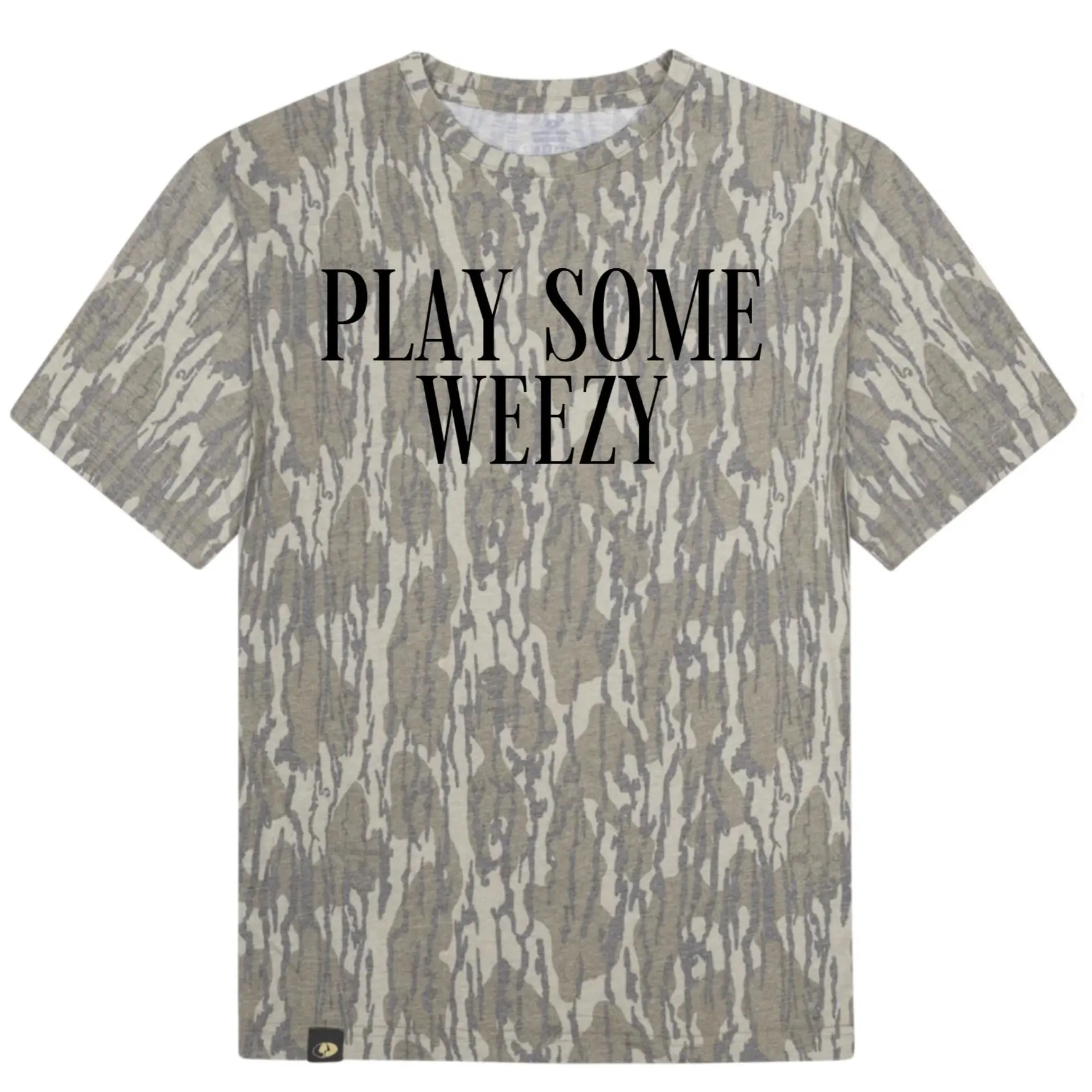 Camo Play Some Tee, Play Some Mossy Oak Tee
