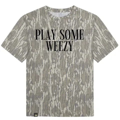 Camo Play Some Tee, Play Some Mossy Oak Tee