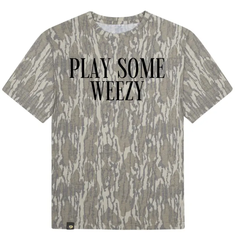 Camo Play Some Tee, Play Some Mossy Oak Tee