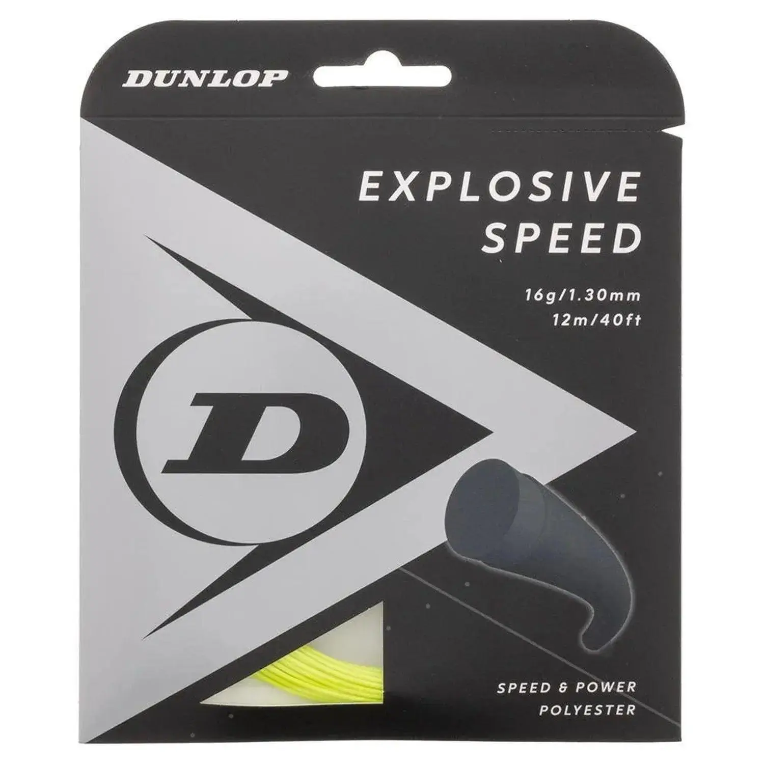 Explosive Speed Yellow 16G Tennis String