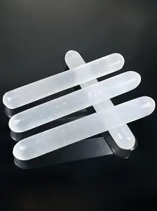 Natural Selenite Wand Crystal, Polished Hexagonal Rod for Soul Protection & Calm, Smooth Finish, Ideal Gift for Women & Men
