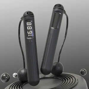 Weighted Bluetooth Jump Rope, Smart Digital Counter for Home & Gym Fitness