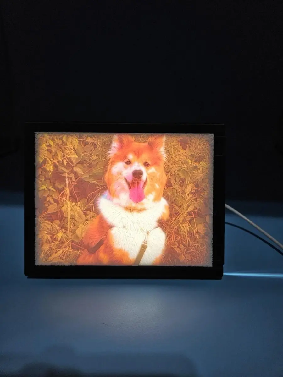 3D-Printed Custom Color Photo Frame – Personalize Your Memories with LED Backlight