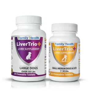 LiverTrio+ Liver Supplement Chew Tabs for Dogs & Cats 30Ct.