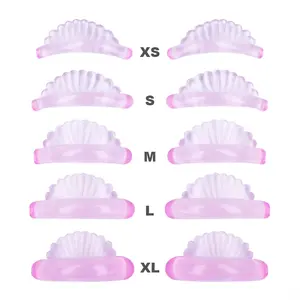 5 Pairs 5 Size Lash Lift Silicone Pads Eyelash Perm 3D Curler Eye Patches Applicator Tools Eyelashes Extension Accessories