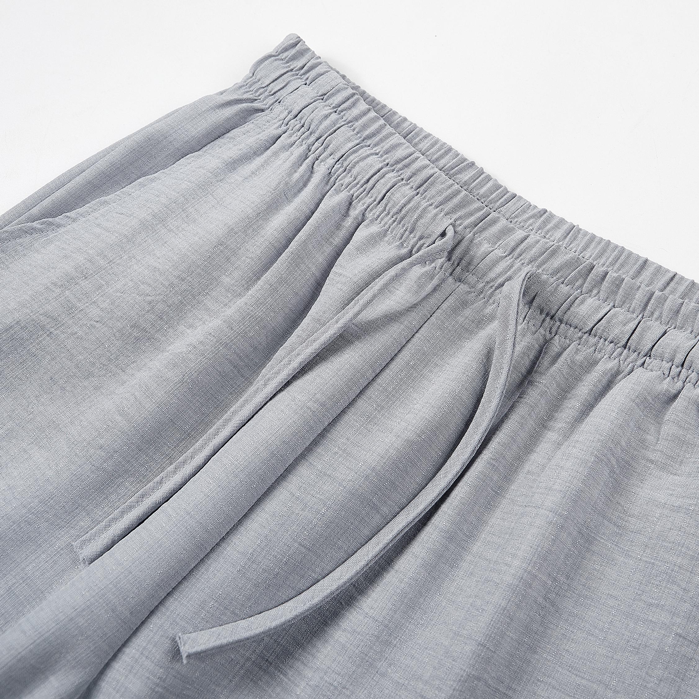 Men’s summer lightweight casual retro pants | Loose fit, drawstring tie, breathable and stylish, suitable for indoor gatherings and outdoor activities, minimalist design | Composition: 100% polyester fiber, cool to wear Trouser pantalones para hombre Men’s summer lightweight casual retro pants | Loose fit, drawstring tie, breathable and stylish, suitable for indoor gatherings and outdoor activities, minimalist design | Composition: 100% polyester fiber, cool to wear Trouser pantalones para hombre