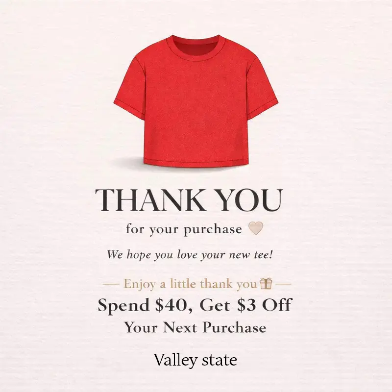 Spend $40, Get $3 Off Your Next Purchase