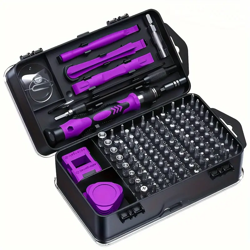 Upgraded 115-in-1 Dismantling Screwdriver Set - Strong Magnetic, High-Hardness Multipurpose Screwdriver Kit for Adults' Home Improvement, Home Supplies Dismantling Tasks with Special-Shaped Bits