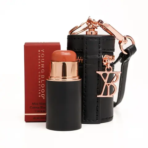 YB Mini VividLuxe Crème Blush Stick - Tiramisu | Hydrating Cheek & Lip Color | Creamy Texture and Radiant Finish | Clean Ingredients | Multi-Use Makeup | 8 Vivid Shades