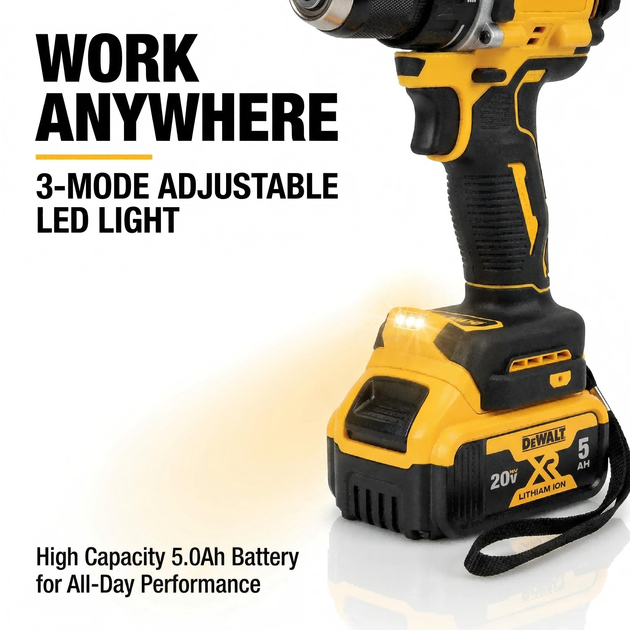 Dewalt DCF805 20V Brushless Impact Drill With Battery And  For Construction And Assembly power tool torque brushless impact wrench powertools durable rapid charger