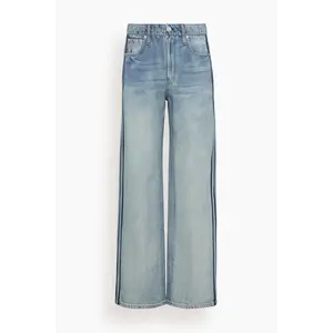 Miramar Terry Wide Leg Track Pant in Coney
