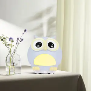 Cute Diffuser, Essential Oil Diffuser with 7 Color Lights Auto Shut Off, Ultra-Quiet Small 100ml USB Humidifier, Perfect Aromatherapy Diffuser Companion for Home Office Room Yoga Ambient Ultrasonic