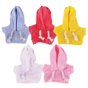 Labubu Set, Hoodie & Jeans for 17cm Labubu Dolls, Cute Clothes Dolls, Perfect Christmas Halloween Easter Gift, 10 Colors Available