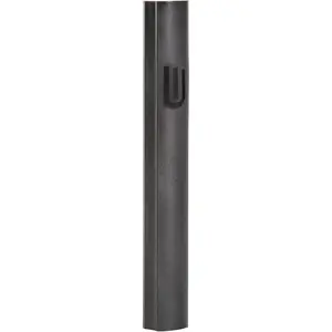 1-Piece Aluminum Door Mezuzah Cases: Special Profile, No Holes, 3-Inch 7cm Hebrew Parchment Scroll Holder Boxes
