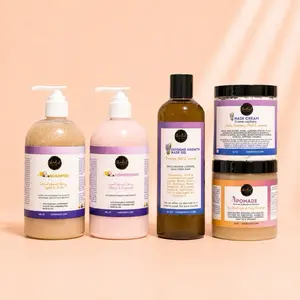 XL Hair growth Set (16oz each product) - Infused with Peppermint, Rosemary and Lavender (no more alopecia, hair loss, hair thinning)  Haircare Moisturize