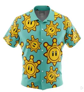 Shine Sprite Mario Bros Sunshine Hawaiian Shirt