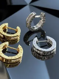 Women's Elegant Circle Hoop Earrings, Vintage Fashion Design, Perfect for Daily Wear & Special Occasions, Ideal Gift for Women